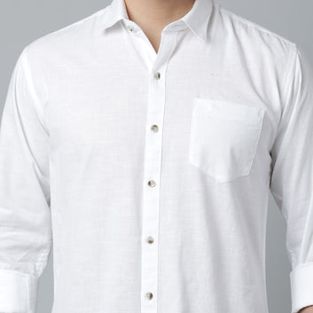 SLIM FIT FULL SLEEVES SEMI CASUAL SHIRT