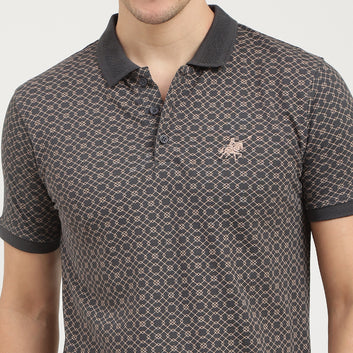 AOP COTTON POLO SHIRT