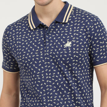 AOP COTTON POLO SHIRT