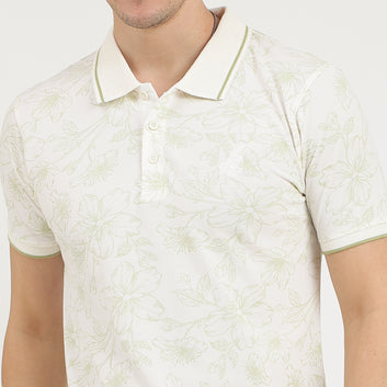 AOP COTTON POLO SHIRT