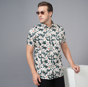 PRINTED HALF SLEEVE CASUAL SHIRT