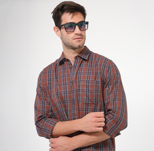 CHECKS FULL SLEEVES CASUAL COTTON SHIRT