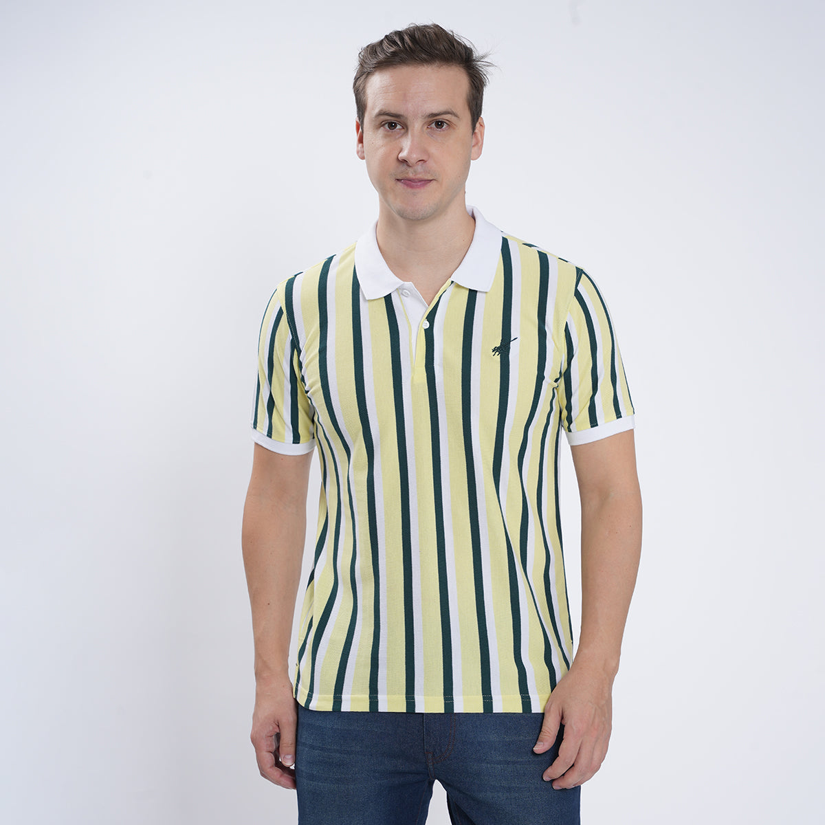 SLIM FIT STRIPER POLO SHIRT