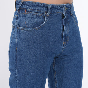 MID INDIGO BOOTCUT JEANS