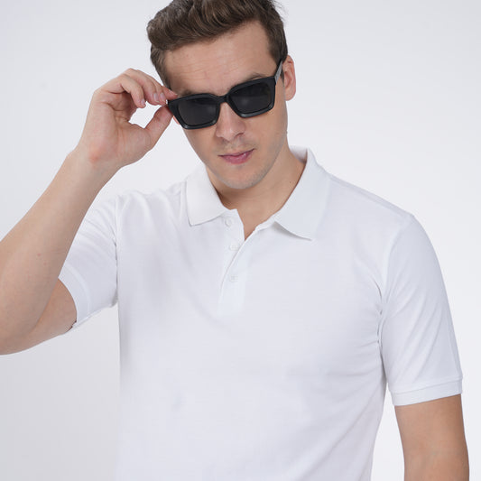 SLIM FIT COTTON PIQUE POLO SHIRT