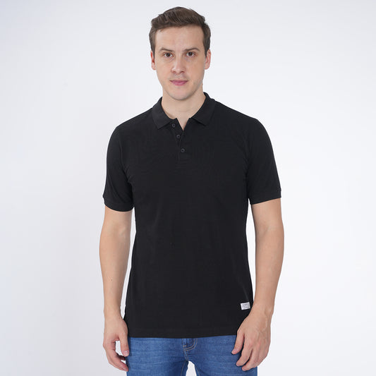 SLIM FIT COTTON PIQUE POLO SHIRT