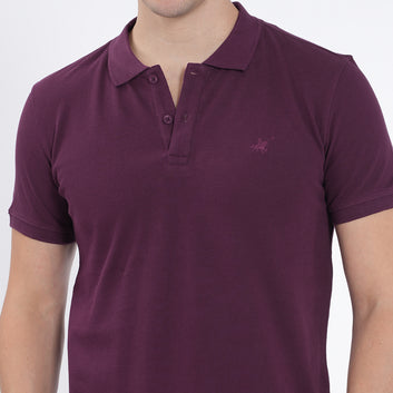 SLIM FIT PIQUE POLO SHIRT