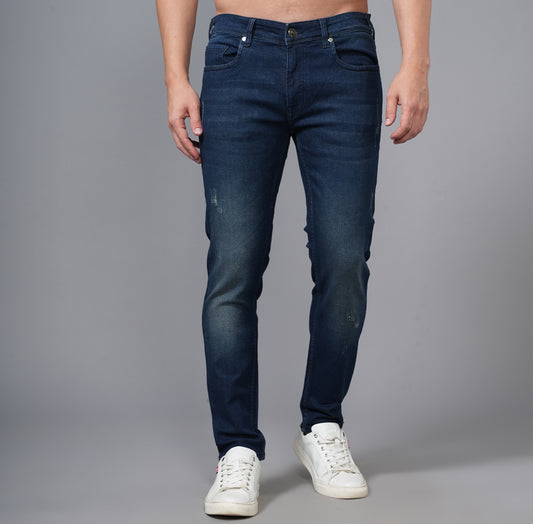 DARK INDIGO ANKLE SLIM FIT JEANS