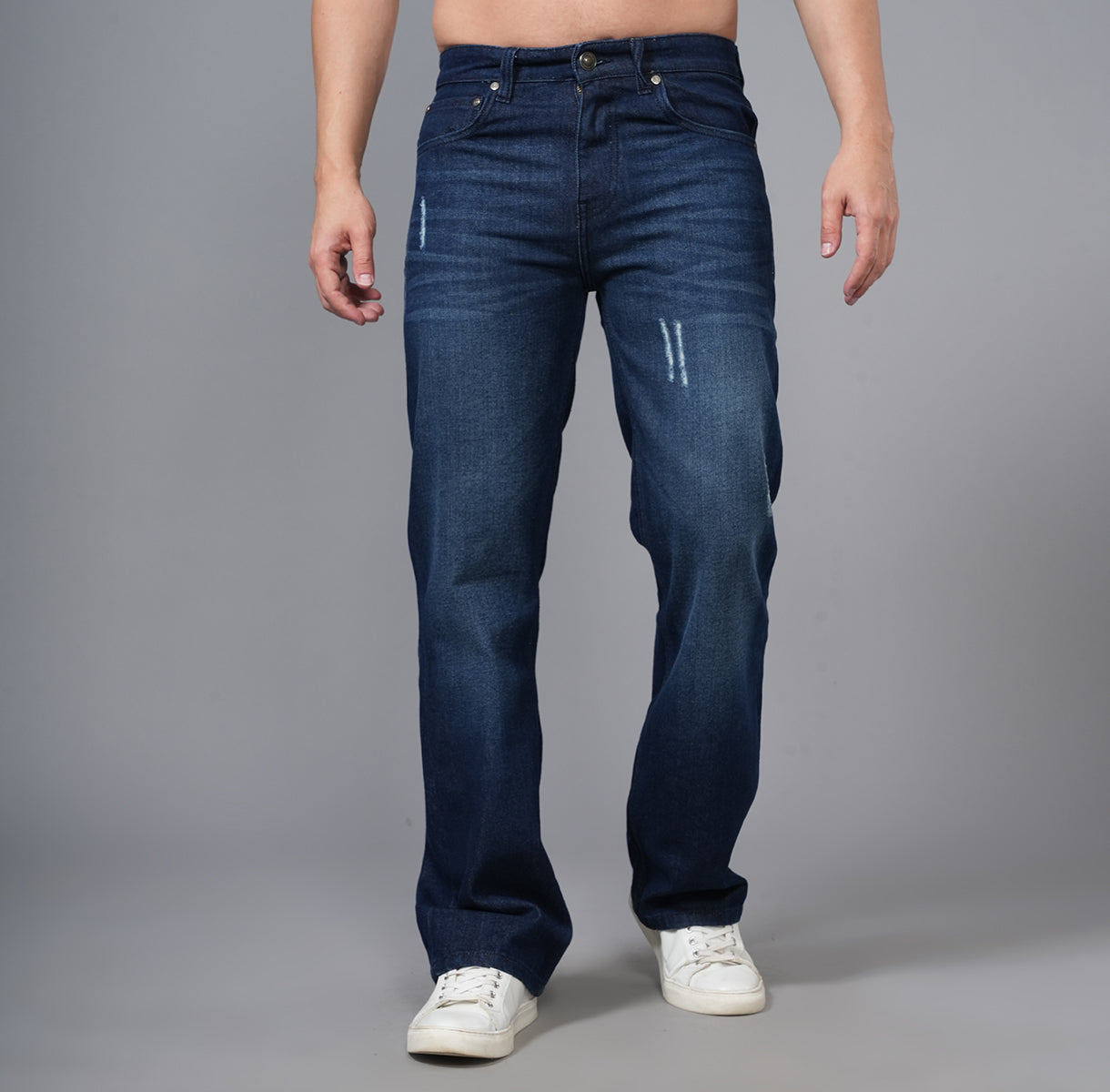 INDIGO DS WASH BOOTCUT JEANS