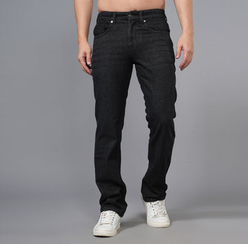 DARK GREY STRAIGHT FIT JEANS