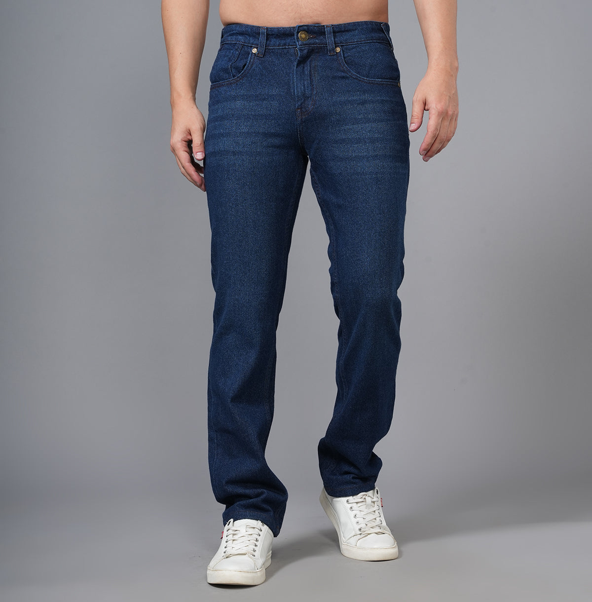 DARK INDIGO STRAIGHT FIT JEANS