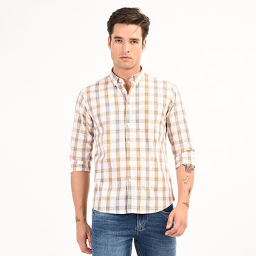 CHECKS FULL SLEEVES SLIM FIT CASUAL SHIRT