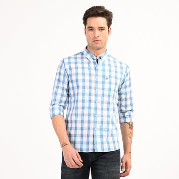 CHECKS FULL SLEEVES SLIM FIT CASUAL SHIRT