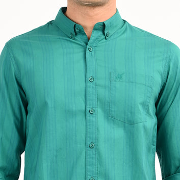 STRIPES FULL SLEEVES SLIM FIT CASUAL SHIRT