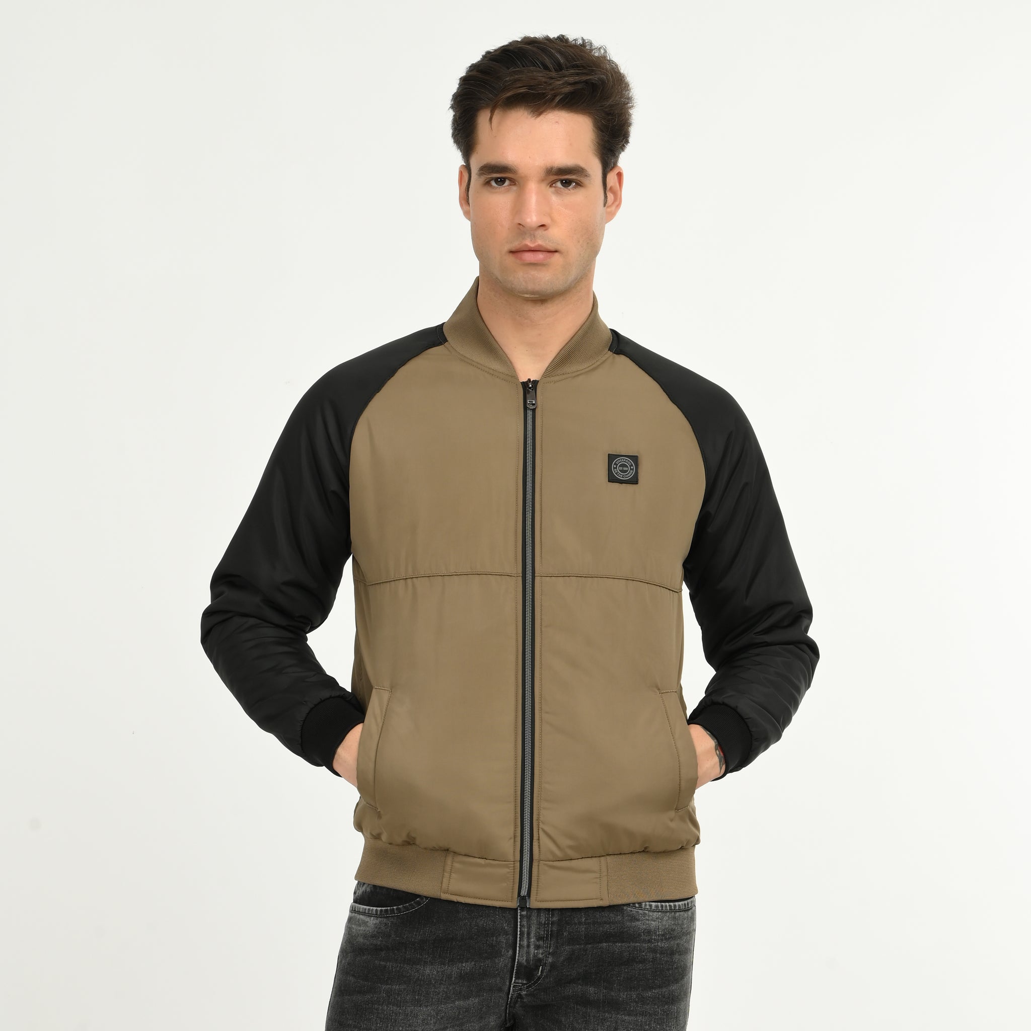 REGULAR FIT MEMORY TWILL JACKET