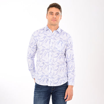 AOP FULL SLEEVES CASUAL FIT COTTON SHIRT