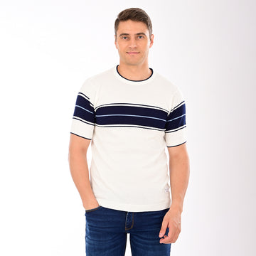 SLIM FIT ROUND NECK COTTON T-SHIRT