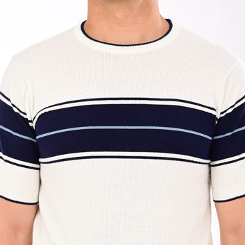 SLIM FIT ROUND NECK COTTON T-SHIRT