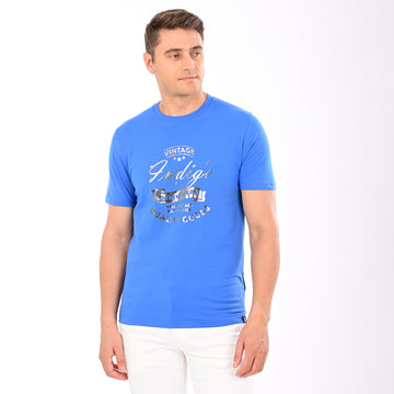 SLIM FIT ROUND NECK COTTON T-SHIRT