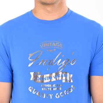 SLIM FIT ROUND NECK COTTON T-SHIRT