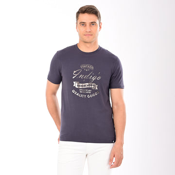 SLIM FIT ROUND NECK COTTON T-SHIRT