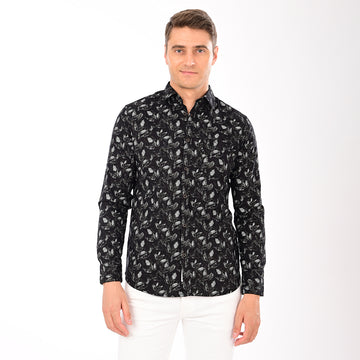 AOP FULL SLEEVES CASUAL FIT COTTON SHIRT