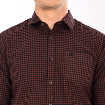 CHECKS FULL SLEEVES CASUAL FIT COTTON SHIRT