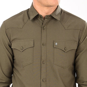 SOLID FULL SLEEVES CASUAL FIT COTTON SHIRT