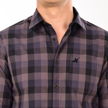 CHECKS FULL SLEEVES CASUAL FIT COTTON SHIRT