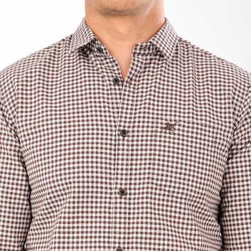 CHECKS FULL SLEEVES CASUAL FIT COTTON SHIRT