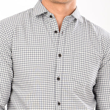 CHECKS FULL SLEEVES CASUAL FIT COTTON SHIRT