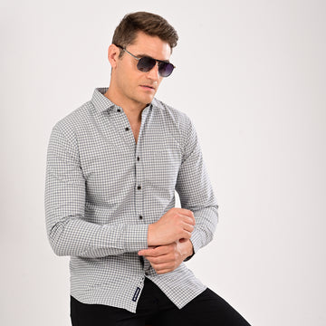 CHECKS FULL SLEEVES CASUAL FIT COTTON SHIRT