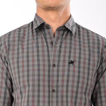 CHECKS FULL SLEEVES CASUAL FIT COTTON SHIRT