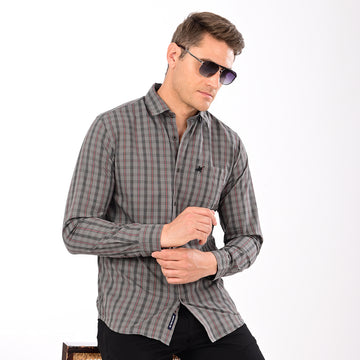 CHECKS FULL SLEEVES CASUAL FIT COTTON SHIRT