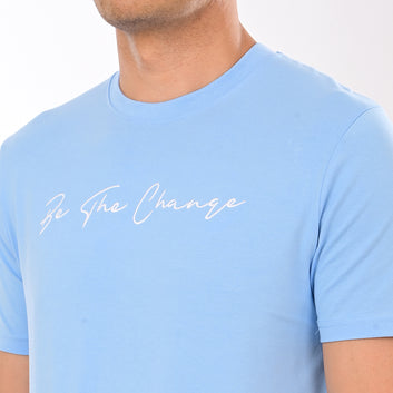 SLIM FIT ROUND NECK COTTON T-SHIRT