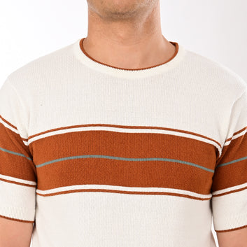 SLIM FIT ROUND NECK COTTON T-SHIRT