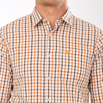 CHECKS FULL SLEEVES CASUAL FIT COTTON SHIRT