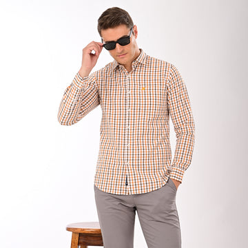 CHECKS FULL SLEEVES CASUAL FIT COTTON SHIRT