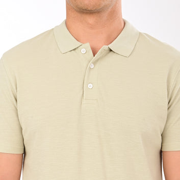 SLIM FIT COTTON POLO SHIRT