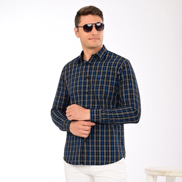 CHECKS FULL SLEEVES SLIM FIT CASUAL SHIRT