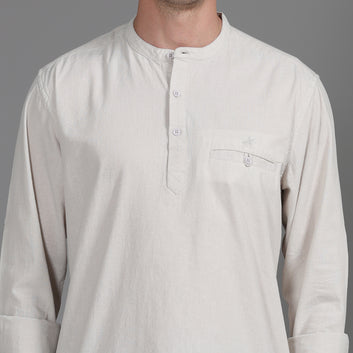 FULL SLEEVES SHORT KURTA SHIRT