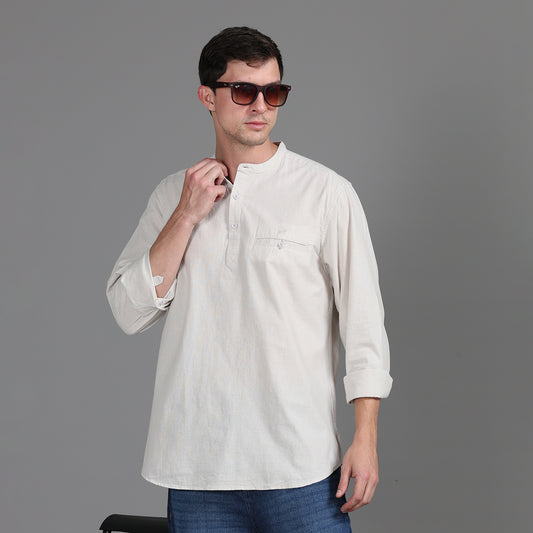 FULL SLEEVES SHORT KURTA SHIRT