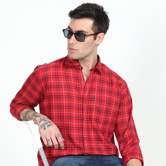 FULL SLEEVES CHECKS CASUAL SHIRT