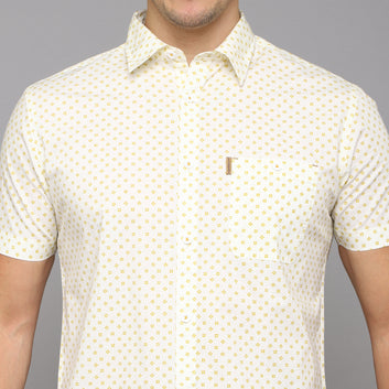 PRINTED HALF SLEEVE CASUAL SHIRT