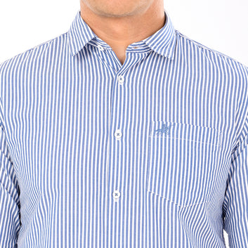 STRIPES FULL SLEEVES CASUAL FIT COTTON SHIRT