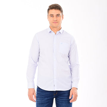 STRIPES FULL SLEEVES CASUAL FIT COTTON SHIRT