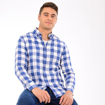 CHECKS FULL SLEEVES SLIM FIT CASUAL SHIRT