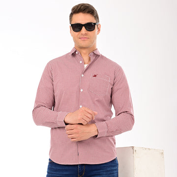 CHECKS FULL SLEEVES CASUAL FIT COTTON SHIRT