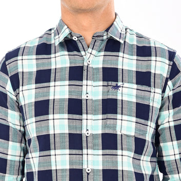 CHECKS FULL SLEEVES CASUAL FIT COTTON SHIRT