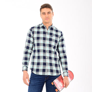 CHECKS FULL SLEEVES CASUAL FIT COTTON SHIRT